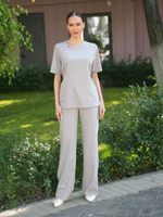 Костюм медицинский женский | Бл-385+Б-137 либерти люкс