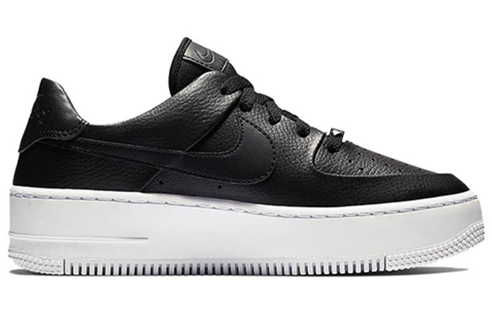 Кроссовки Nike Air Force 1 Low Sage Low Triple Black White (W) (Женская размерная сетка)