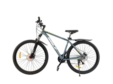 Велосипед Wolf 29" 21 скор (Shimano, алюминиевая рама, диск. тормоз, блок. вилки) Зеленый (W-660)