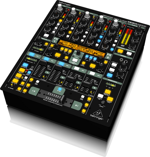 BEHRINGER DDM4000 - цифровой DJ- микшерный пульт, 5 кан., 4 стерео+1 микрофонный вход