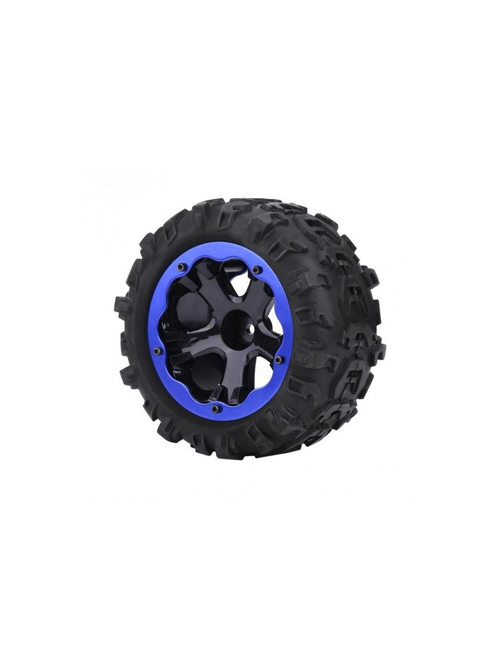 Колесо в сборе для Remo Hobby RH8035/36 (правое синее), 1шт.