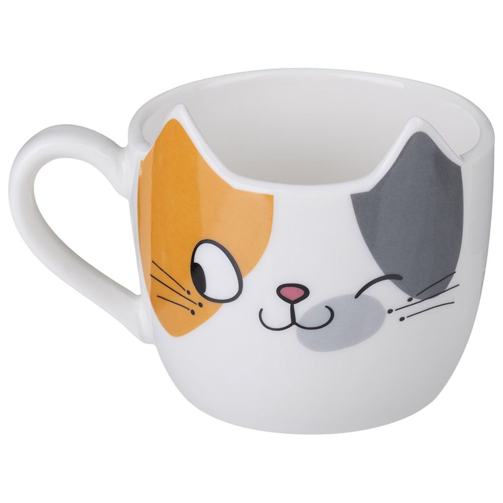 НАБОР ДЛЯ ЗАВТРАКА LEFARD "CAT", 2 ПР.: КРУЖКА 190 МЛ, ТАРЕЛКА 18*12 СМ