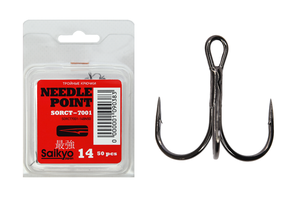 Крючки Saikyo тройн.7001BN № 14 (50шт)