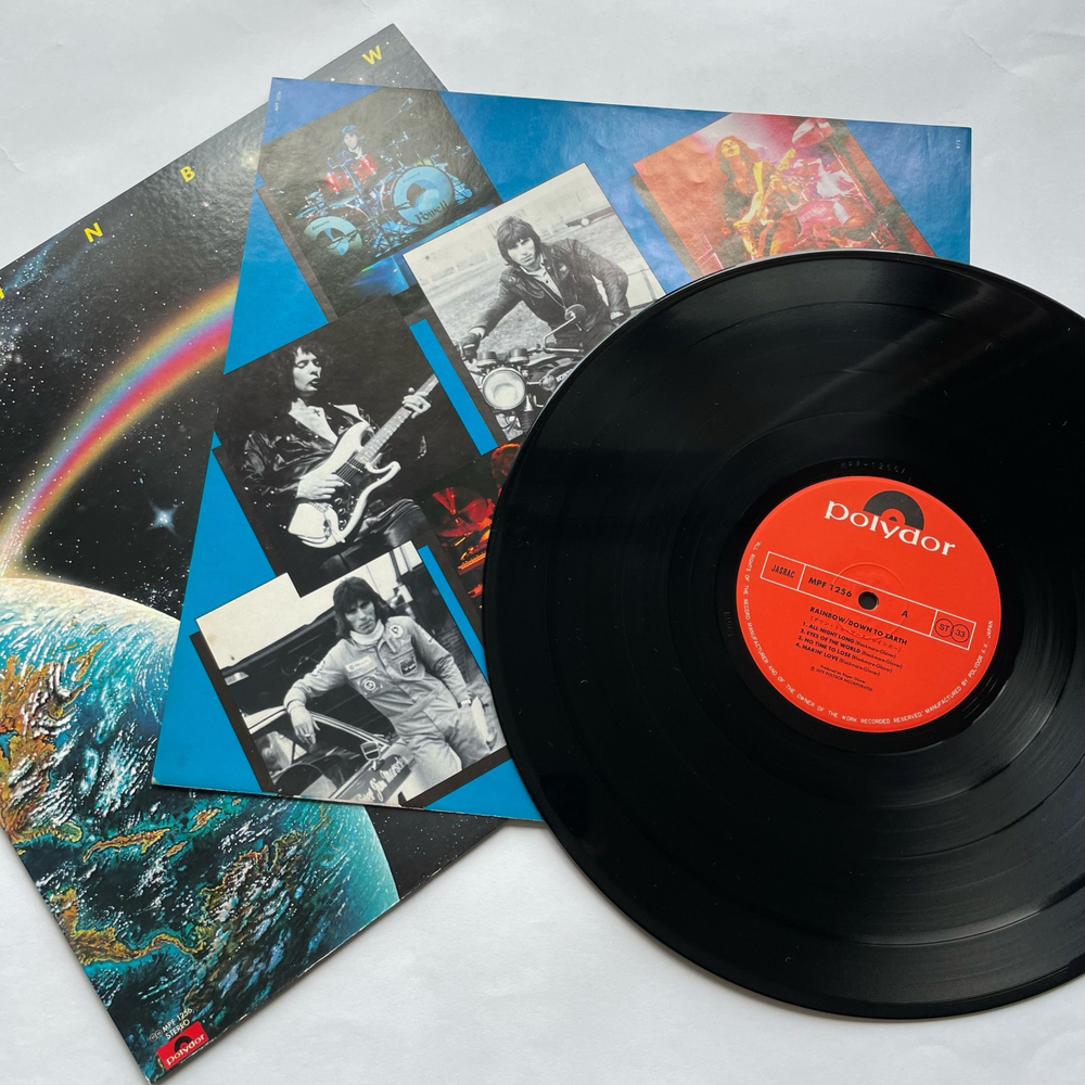 Винтажная виниловая пластинка LP Rainbow Down To Earth (Япония 1979) (Без Оби)