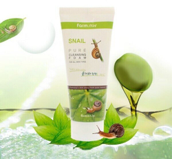 Farmstay пенка очищающая с экстрактом улитки Snail Pure Cleansing Foam, 180 мл
