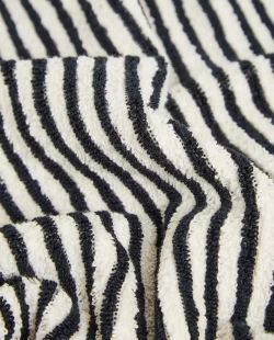 ZARA HOME ПОЛОТЕНЦЕ В ПОЛОСКУ, ЧЕРНЫЙ