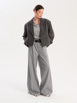 Брюки на высокой посадке