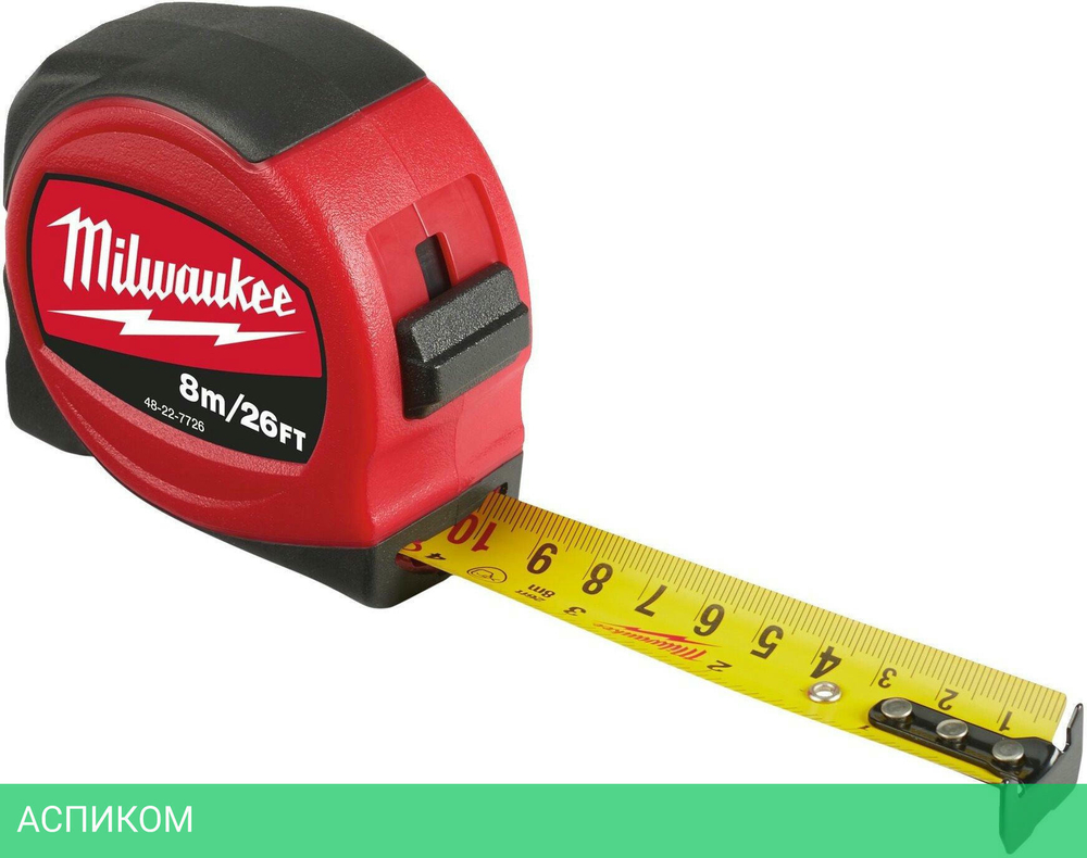 Рулетка Milwaukee Slimline (48227726)