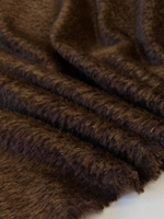 Сури альпака с шерстью пальтовая Max Mara коричневая