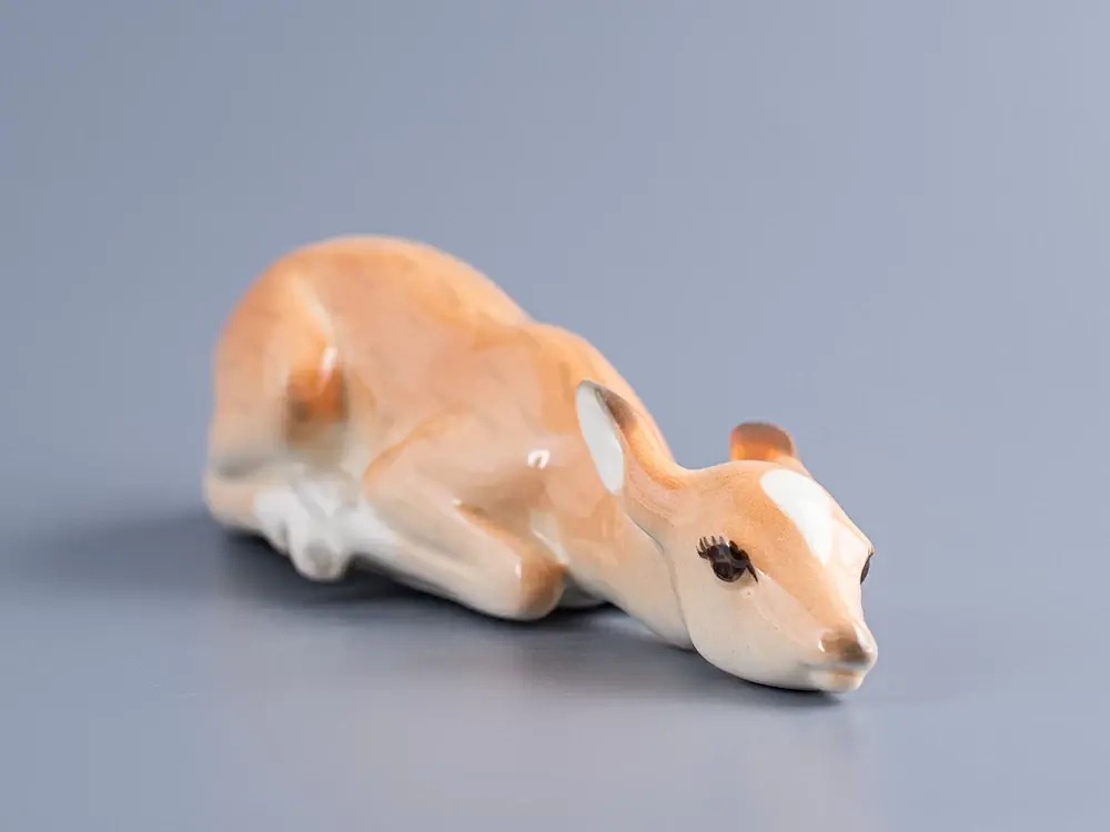 Скульптура Ланенок лежащий арт. 82.01054.00.1