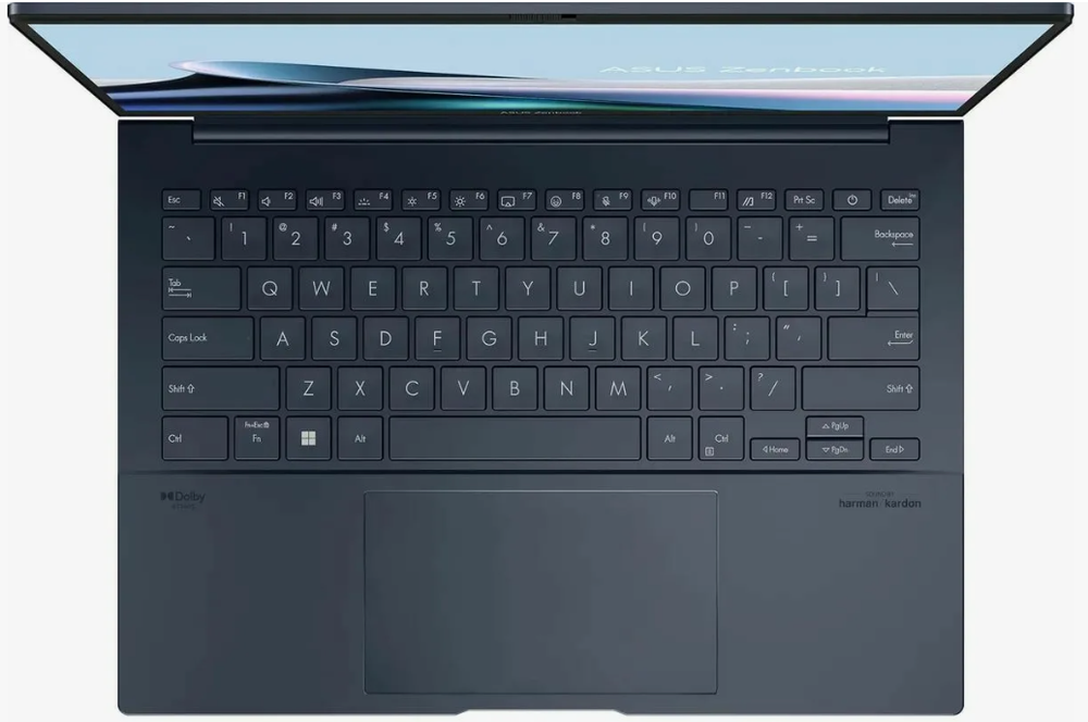 14" Ноутбук ASUS Zenbook UX3402YA Blue (2560x1600, AMD Ryzen 7 5825U, 16ГБ, SSD 512ГБ, AMD Radeon Graphics, Win 11 Pro)