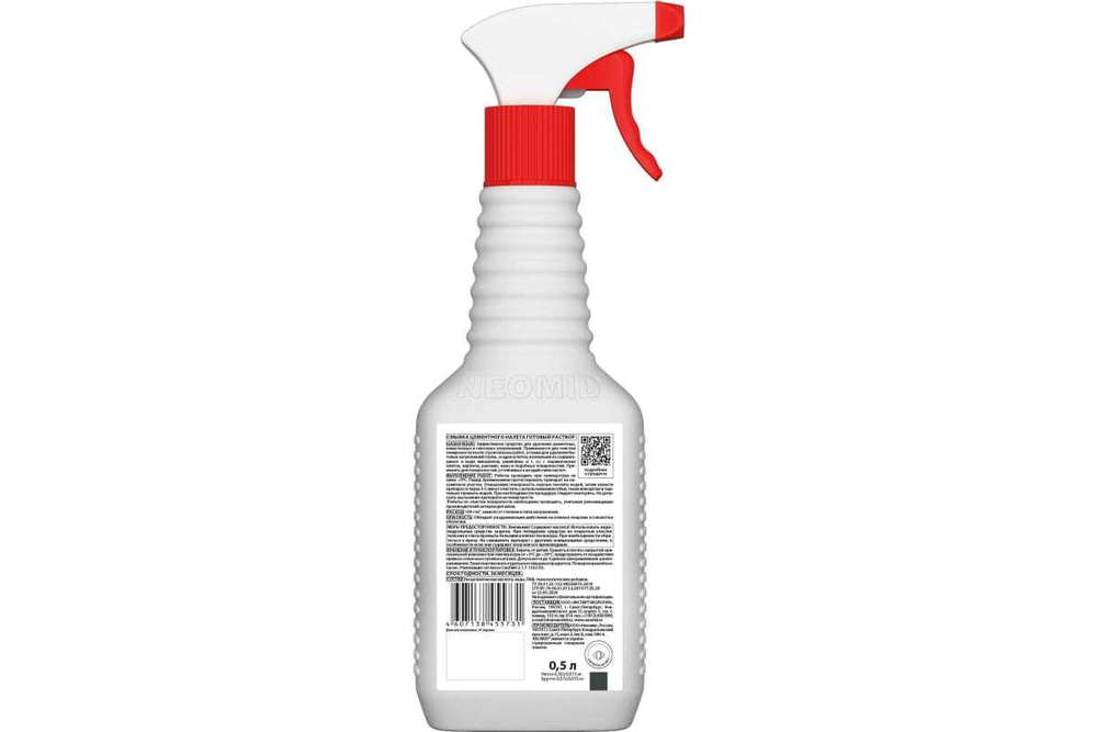СМЫВКА ЦЕМЕНТНОГО НАЛЕТА (0,5Л),ГОТОВЫЙ РАСТВОР НЕОМИД