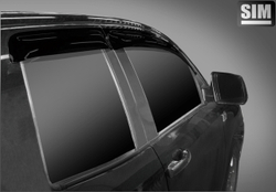 Дефлекторы боковых окон SIM для Toyota Tundra (2007-2021) арт.STOTUN0732