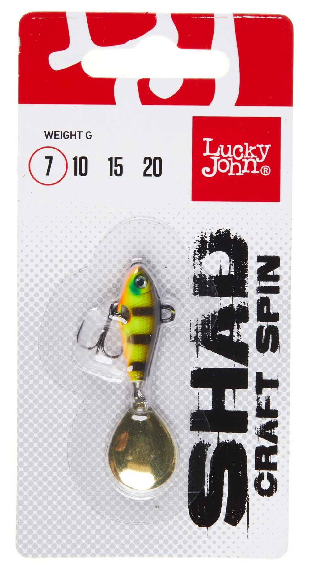 Тейл-спиннер Lucky John SHAD CRAFT SPIN 7г, цвет 004