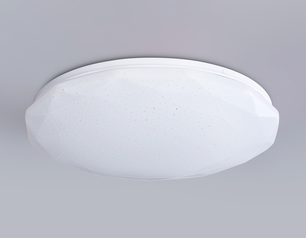 FZ418 WH белый IP20 66W 3000K-6500K+RGB D480*65 (ПДУ ИК)