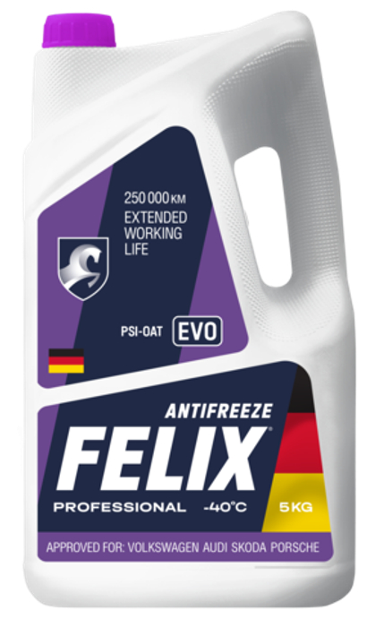Антифриз Felix фиолетовый G12 EVO 5 кг