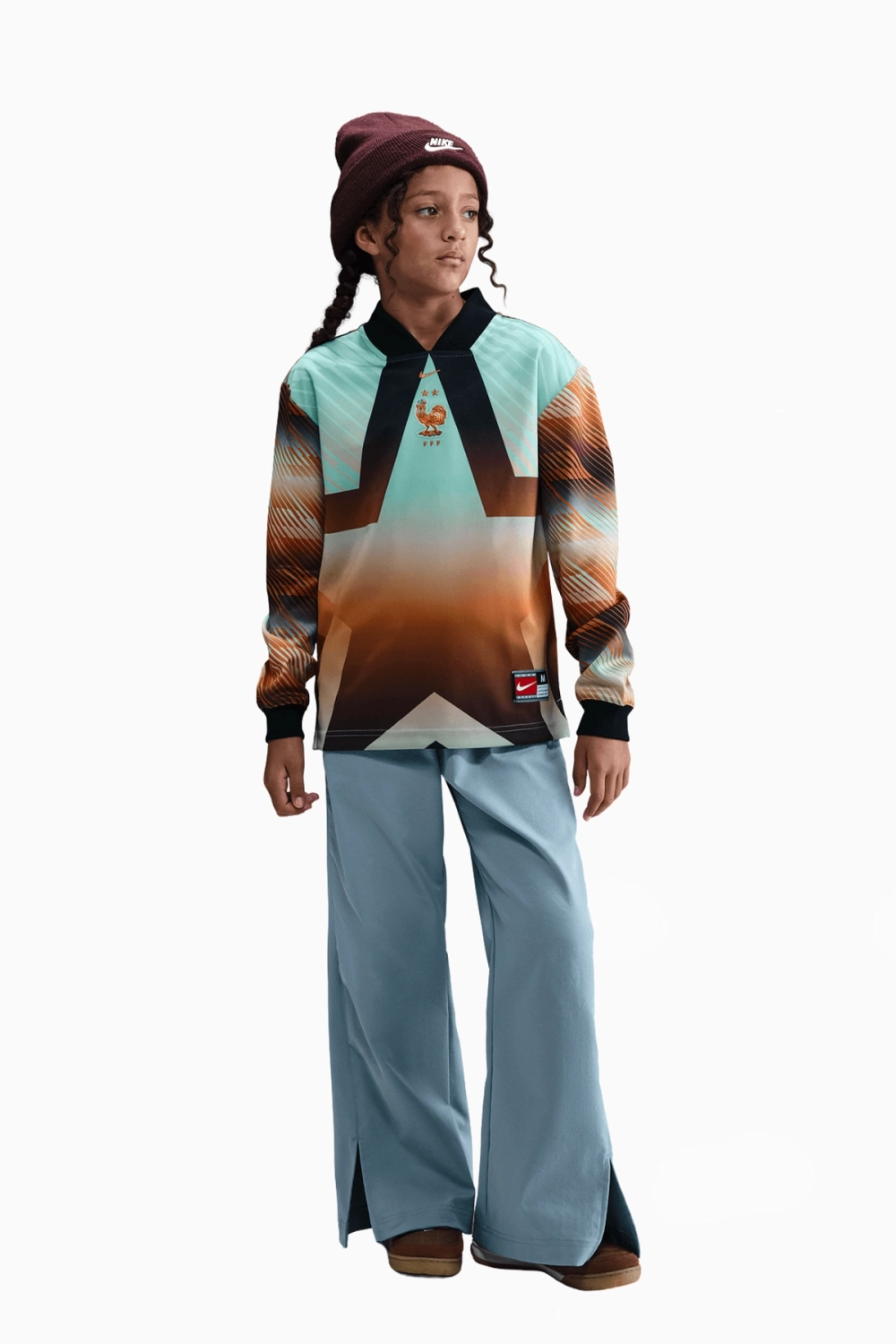 Футболка с длинными рукавами Nike France Goalkeeper Junior - многоцветный