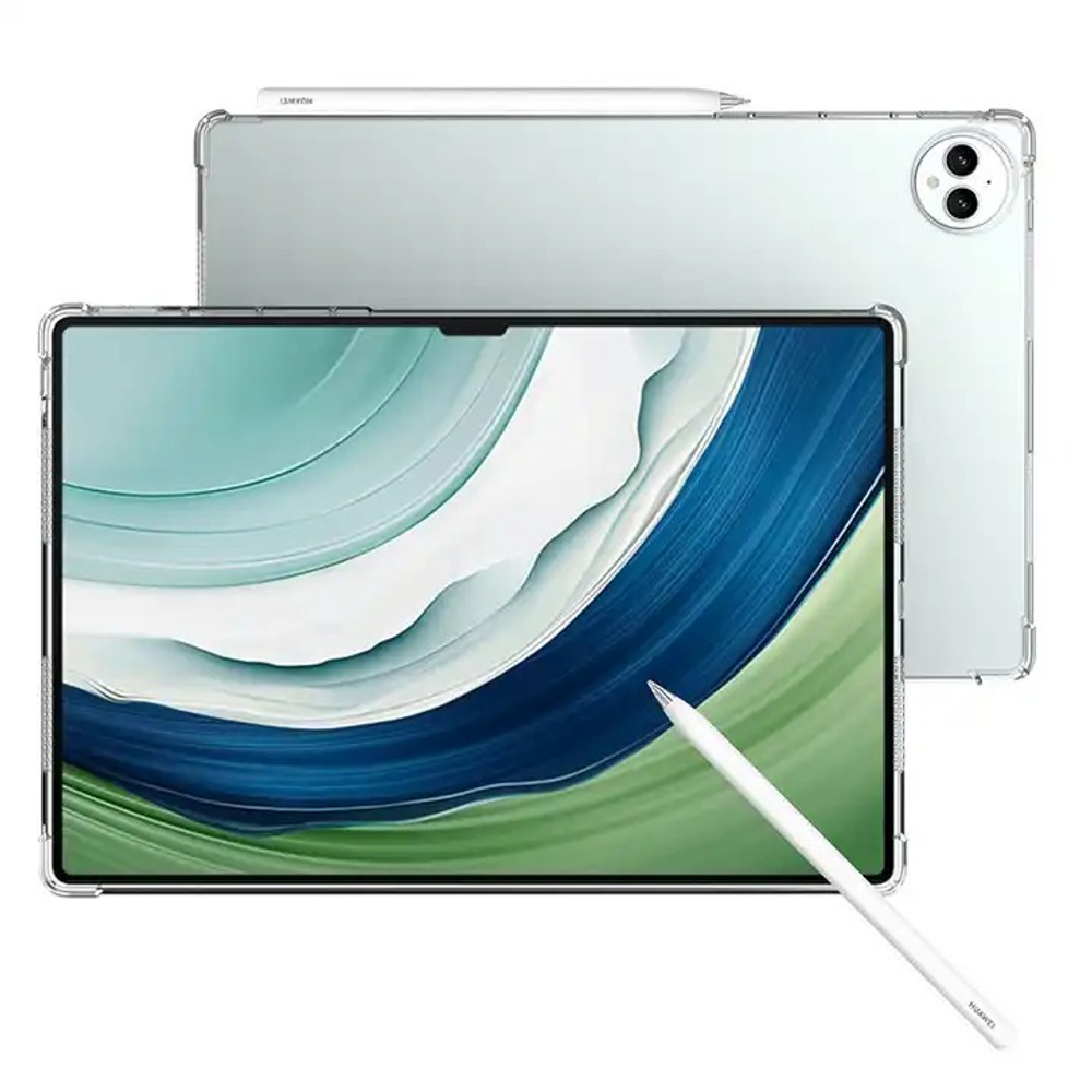 Прозрачный защитный чехол с усиленными углами для планшета Huawei MatePad Pro с диагональю 13.2
