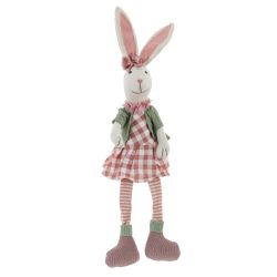 GAEM Игрушка набивная "Заяц/Зайка", L13 W12 H58/26 см, 2в.