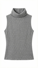 Топ с высокой горловиной "Soft Grey"