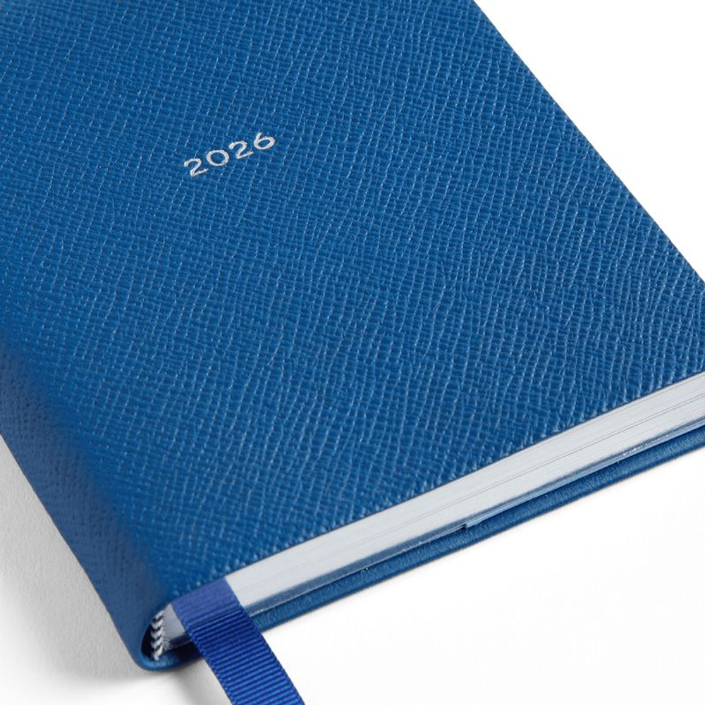 Smythson Ежедневник 2026 Premier Daily Fashion Diary in Panama, Lilac