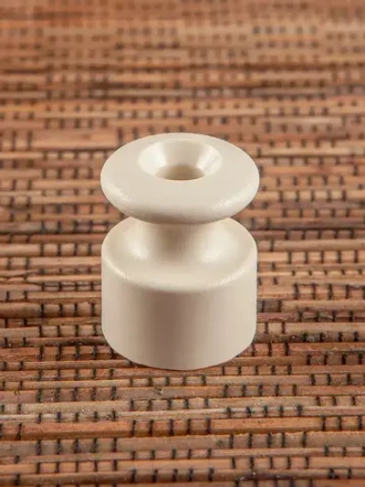 Изолятор T-RETRO для монтажа витого провода,цвет слоновая кость (классическая серия), 25 штук