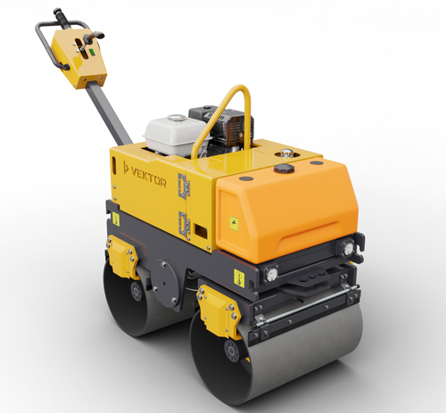 Виброкаток ручной двухвальцовый Vektor VRDR-800