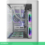 Корпус 1stPlayer UV6 без БП White (UV6-WH-2FC7R-W-1FC7-W)