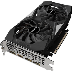 Видеокарта NVIDIA GeForce RTX2060 Gigabyte D6 12Gb PCI-E 3.0, ядро - 1650 МГц, память - 12 Гб GDDR6 14000 МГц, 192 бит, HDMI, 3xDisplayPort GV-N2060D6-12GD