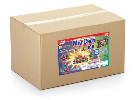 Магнитный конструктор "МагСнэп" - 100 дет.Комплект на группу