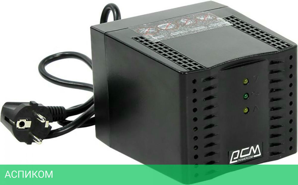 Стабилизатор напряжения Powercom TCA-2000 Black
