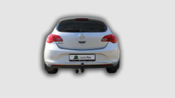 Фаркоп Лидер-Плюс для OPEL ASTRA J хетчбек 2009-2015 с электрикой (Smart) и сертифкатом в комплекте арт.(O118-A)