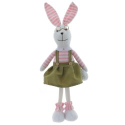 GAEM Игрушка набивная "Заяц/Зайка", L12 W7,5 H41/33 см, 2в.