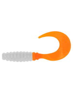 Твистер несъедобный Helios Credo 3,35"/8,5 см White & Green 100шт. (HS-11-016-N)