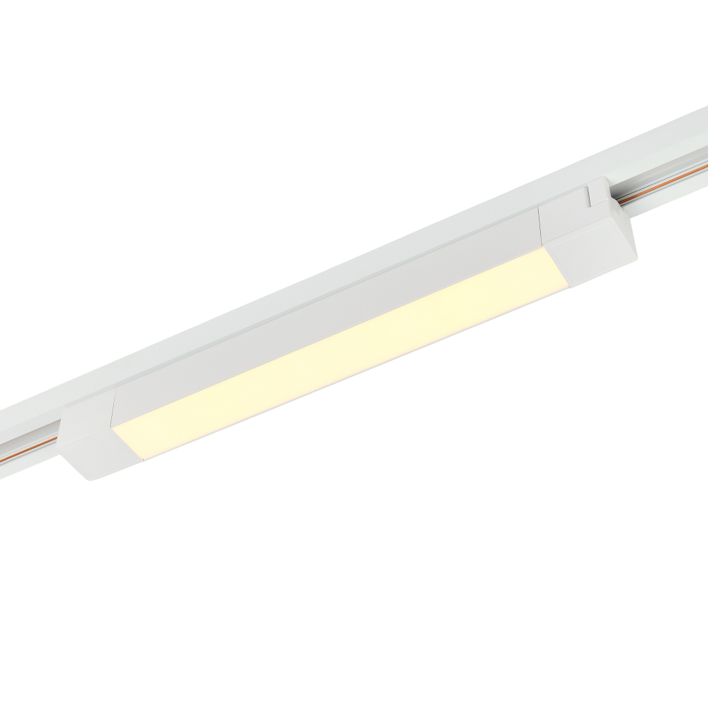 Трековый однофазный светодиодный светильник 16W 220V MyFar Lines MT0110-16W3K-W