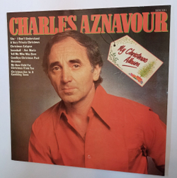 Винтажная виниловая пластинка Charles Aznavour My Christmas Album (UK 1981)