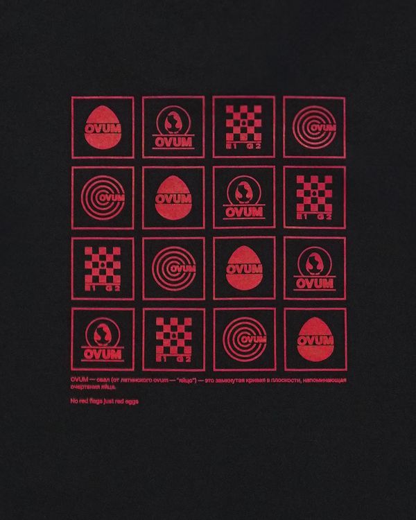 Футболка 03 Red Eggs черная - фото 3