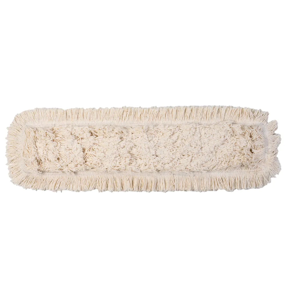 Насадка МОП плоская 60 см для швабры-рамки, карманы, хлопок, VILEDA "ДастМоп", 118102