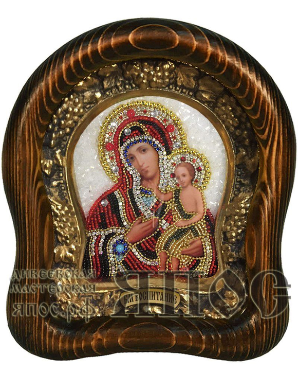 Икона Пресвятая Богородица Воспитание бисер