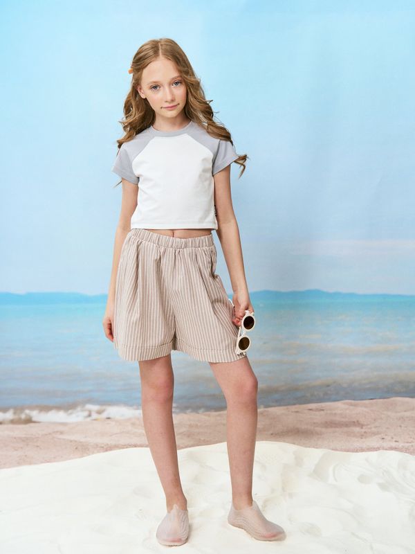 Футболка укороченная 