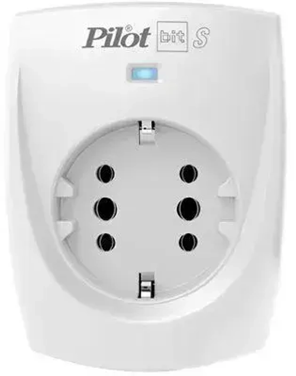 Сетевой фильтр с предохранителем 1 розетка светло-серый Pilot Bit S GP