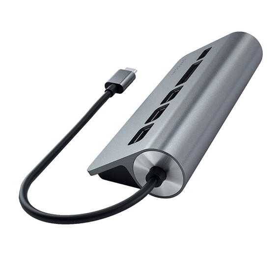 USB-концентратор Satechi Type-C USB Hub (ST-TCHCRM) серый космос