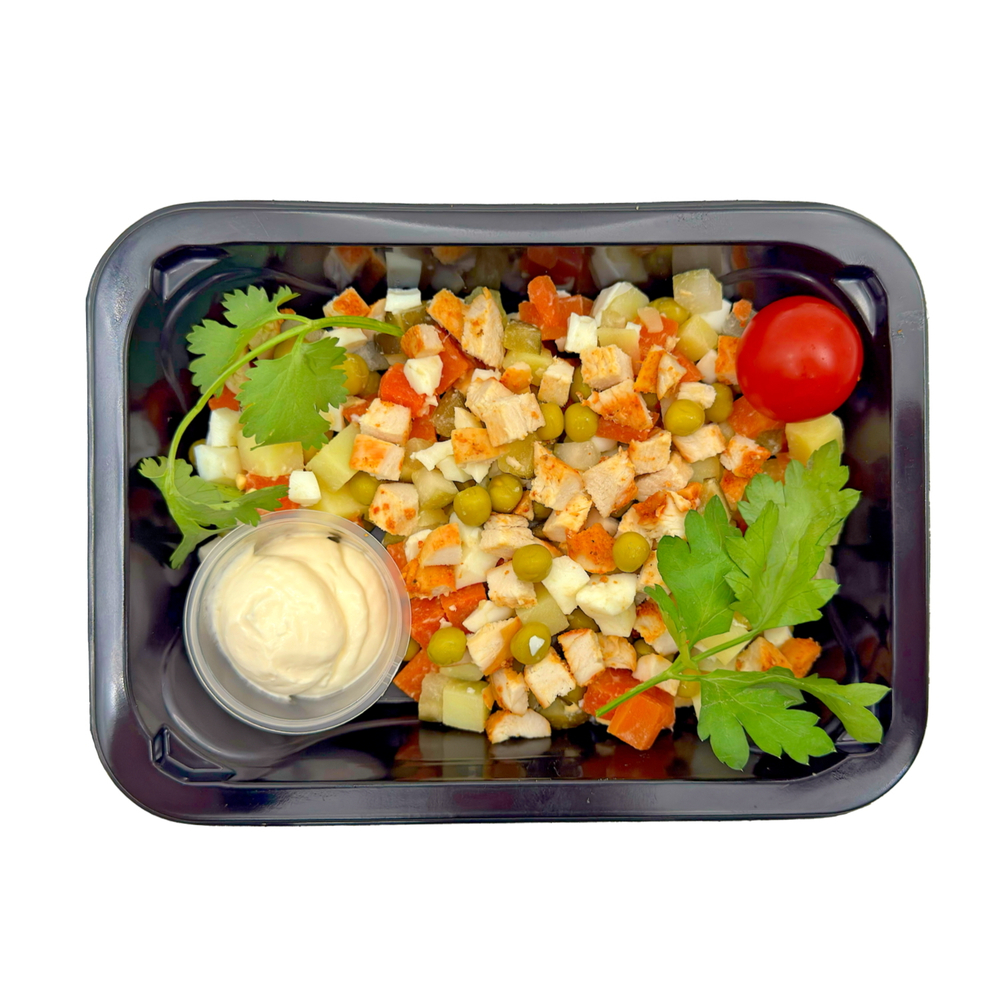 Оливье с курицей