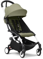 Коляска Stokke YOYO3 Newborn Pack рама белая White 2 в 1 Olive