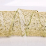 Гирлянда для дома ЛЕНТА ДЕКОРАТИВНАЯ «Волшебство» 2,0 м, 6 см, 20 ламп LED (на батарейках), Золото (подсветка золото)