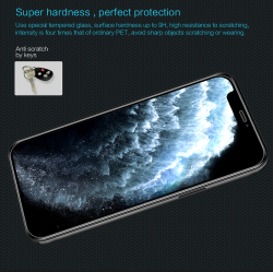 Защитное стекло с прозрачными рамками от Nillkin для iPhone 12 mini, серия H Anti-Explosion Glass Screen Protector