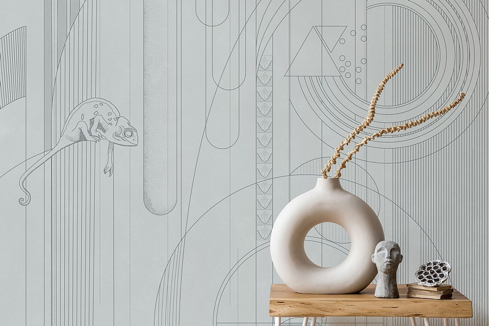 Обои и панно Affresco, коллекция  Line Art