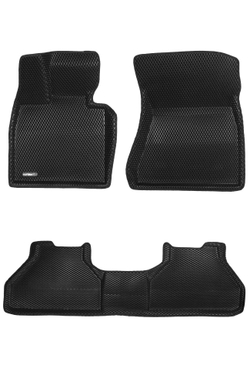 Коврики салона для BMW X5 (E70) Euromat 3D EVA черные Арт EM3DEVA-001212