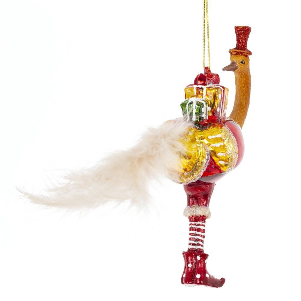 GAEM Украшение новогоднее "Страус", L10 W5 H15 см