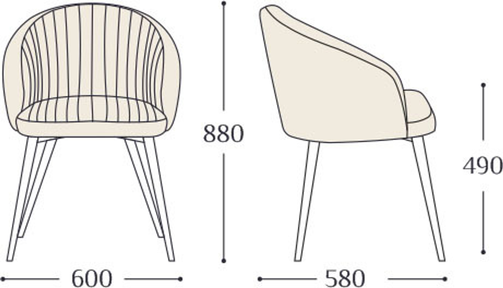 Стул Мемфис